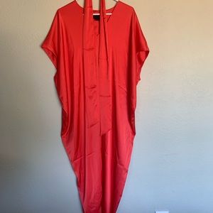 Hatch riviera papaya dress nwot o/s
